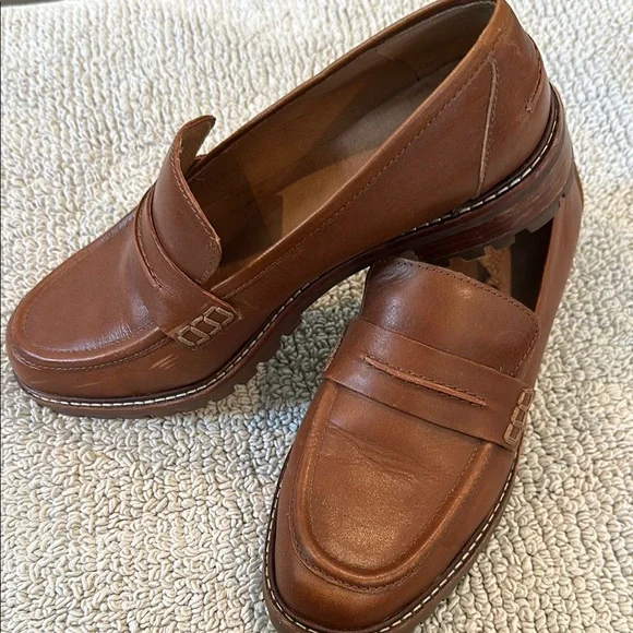 MADEWELL Brown Leather Loafers - Picture 6 of 14